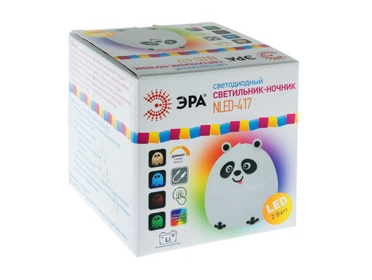 Декоративный светильник ЭРА NLED-417-2W-W аккумуляторный мягкий силиконовый белый